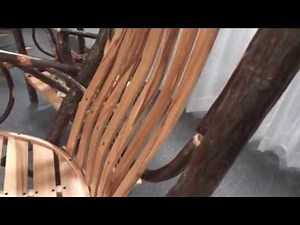 Hickory Big and Tall Rocking Chair | Amish Made Porch Rockers (ID:31369)