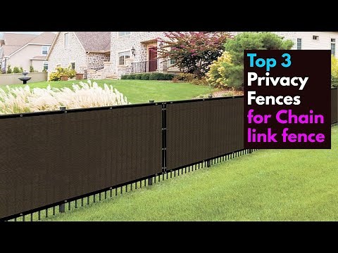 The 3 Best Fence Privacy Screens for Chain Link Fencing