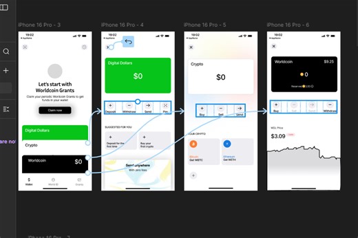 WorldCoin crypto app