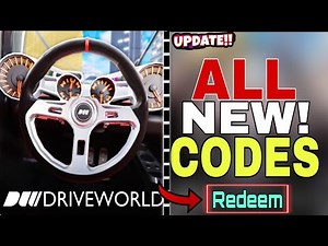 ALL NEW!✅DRIVE WORLD ROBLOX CODES 2025 - DRIVE WORLD CODES 2025 [ROBLOX]