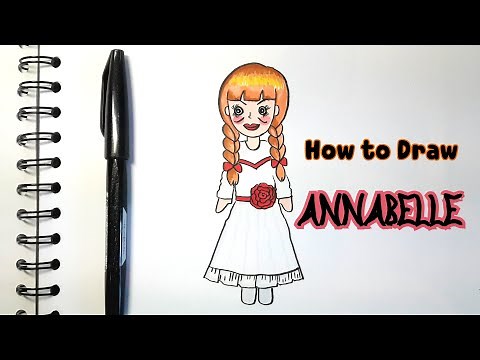Annabelle|Easy|Step by step|speed drawing|How to draw channel