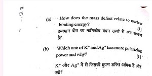 a) How does the mass defect relate to nuclear binding energy?... | Filo