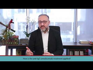 How is the Anti IgE (omalizumab) treatment applied?