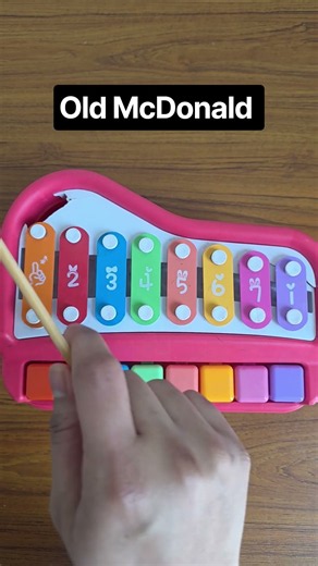 Old McDonald Xylophone Tutorial #xylophone #beginnermusic #music