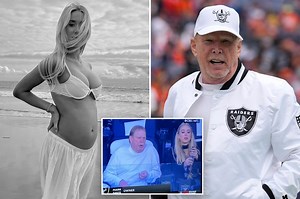 Hayden Hopkins reveals truth about pregnancy after Raiders owner Mark Davis rumored to be father