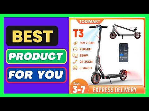 Adult TODIMART T3 electric scoot 350W engine powerful 36V 7.8AH 20-30KM lightweight APP