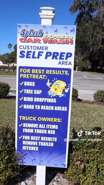 🚗💦 Prep, Wash, Shine! Hit up our self-prep area for the best wash results: 🐜 Pre-treat bugs, sap, and bird droppings 🛻 Clean those hard-to-reach spots (truck beds & mirrors!) 🎯 Remove hitches and items from your truck 📍 Locations: 901 Dunlawton Ave, Port Orange 956 Herbert St, Port Orange 55 N. Nova Rd, Ormond Beach Your clean car is just a prep away! 💧 #SplashClean #CarWashTips #SelfPrep #splashcarwash
