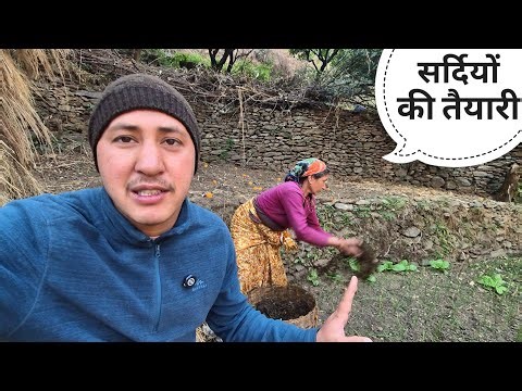 सर्दियों में पहाड़ों में होने वाले कामकाज || Pahadi Lifestyle Vlog || Cool Pahadi