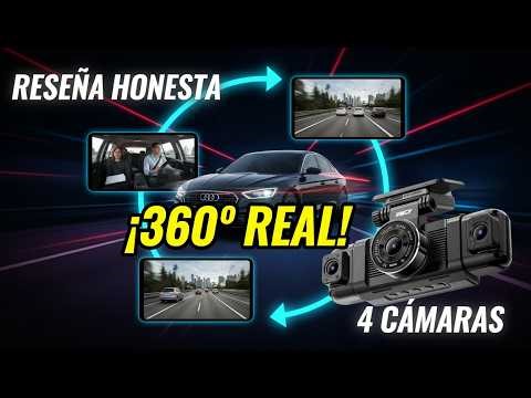 NO COMPRES la IIWEY N5 SIN VER ESTO 😱 Dash Cam 4 Canales 360° Review