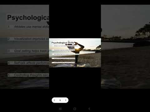 Exercise and Sport Psychology Presentation