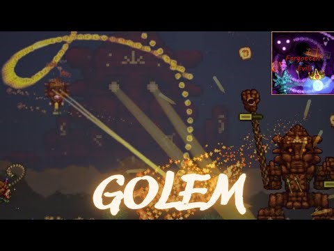 THE BEST GOLEM REWORK (CURSED MODE) | FORGOTTEN EVILS - TERRARIA 1.4