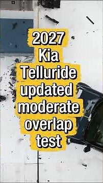 2027 Kia Telluride updated moderate overlap test