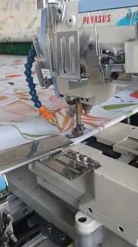 VKL automatic shower curtain production machines,curtain hemming machine #curtains #sewingmachine