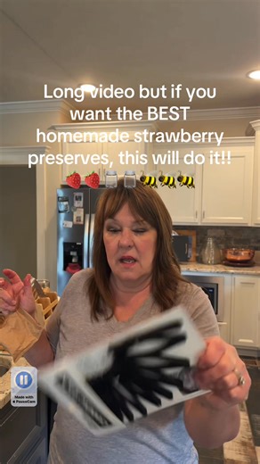 This video is long. But if you’ve ever wanted to make your own preserves but have been hesitant this demo will demystify it for you!! 2 quarts berries. 1 box SureJel. 7 cups sugar. Name brand lids and a deep stock pot or canner!! 🐝🐝❤️❤️🍓🍓🫙#thehoneybeehill #beespring #dennisonsstrawberries | The Honey Bee Hill