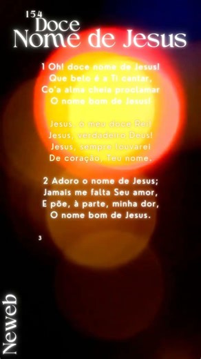 Hino 154 Doce Nome de Jesus