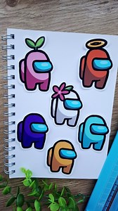 Among Us Glossy Stickers - Etsy Australia