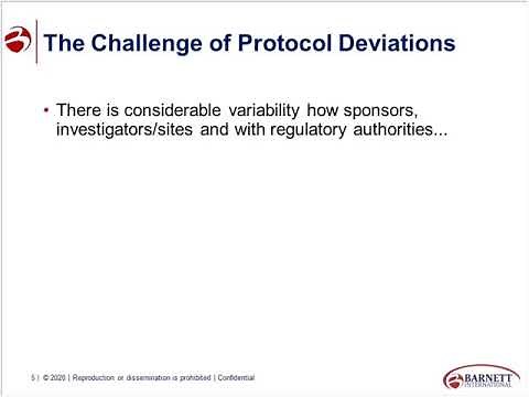 Protocol Deviations: Documenting, Managing, and Reporting