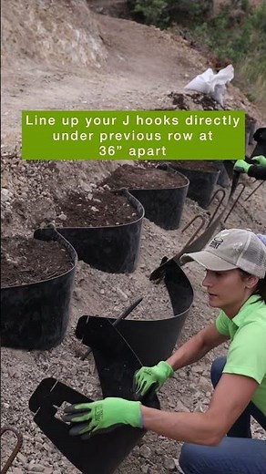 Dirt Locker® Installation Series (Step 2B): 36°-45° or curved slopes