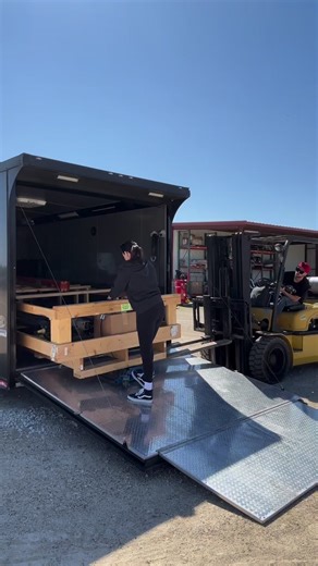 3 comments | Work smart not hard right?  yall know how much we love our fork lift! Safety moving this @roadstershop chassis out of our trailer so we can trade it in! #forklift #trailer #storage #worksmart #teamwork #jessiesperformance #hotrods #custombuilder #horsepowerhustlers #shoplife #girlslovecarstoo | Jessie's Performance | Facebook