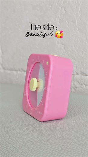 How gorgeous is this visual timer?🩷 Simple.Minimal.Made to help kids understand time visually.