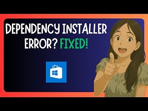 EASY FIX For "Microsoft Dependency Installer Error" - FIXED