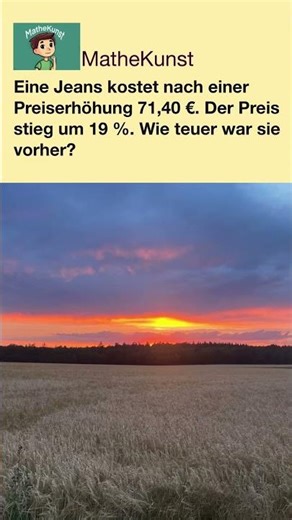 Prozente #mathematik