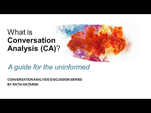 What is Conversation Analysis (CA): A Beginner's Guide