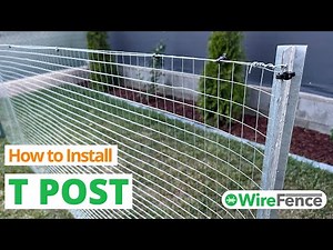 How to Install T Post (Quick Tutorial) | WireFence