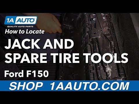 How to Locate Jack and Spare Tire Tools 09-14 Ford F-150