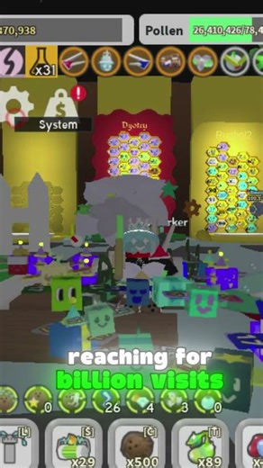 NEW 4B VISITS BEE SWARM CODE! 🤯 #roblox