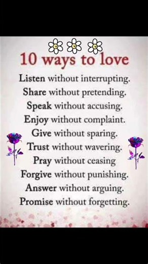 10 Ways to Love That Truly Matter ❤️