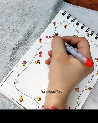 border design 🏵️|project #frontpage #youtubeshorts #shorts #borderdesign #border #aesthetic