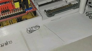 3D打印 迷你写字机，画画机，小巧。