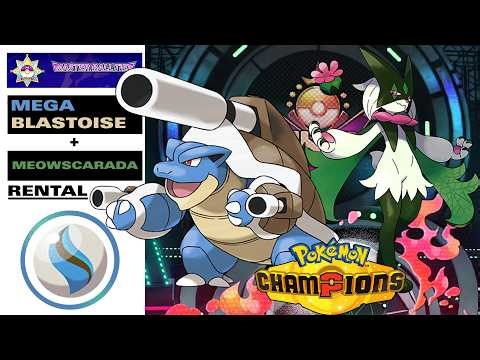 Big Man Blastoise and Meowscarada Take Over Pokemon Champions