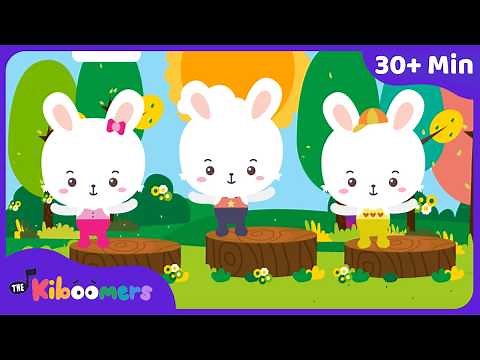 Bunny Hop Dance Party 🐰 | 30 Minutes of Easter Action Songs for Kids | The Kiboomers