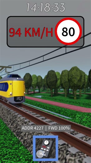 Dubbele ICM passeert in de buurt van Den Helder in Roblox