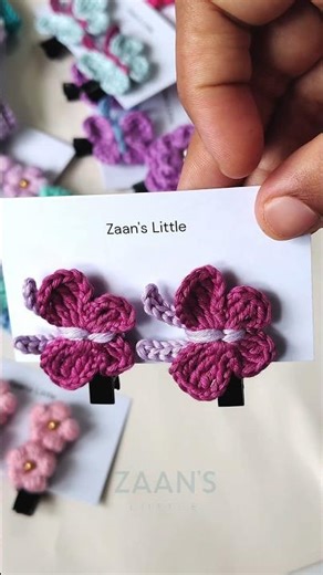 Soft Girl Summer Staples | Crochet hair accessories | Zaan's little #crochet #diy #knitting