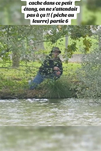 Une créature énorme dans un petit étang mystérieux