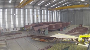 Take a look at this amazing time-lapse footage of the new floating bridge being built. Top fact - 180 tonnes of steel has been used to build the new ferry! | Isle of Wight Council