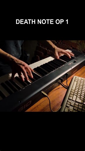 Death Note OP1 | easy piano cover #piano #music #shorts 3