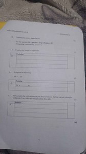 Technical Mathematics Grade 102 Underline the correct bolded ... | Filo