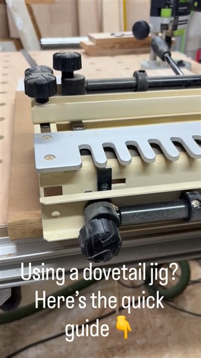 You asked… here it is 👇 A simple breakdown of how I use a dovetail jig with the router. Clean joints, zero guesswork. 🪵👌 #woodworking #dovetail #dovetailjig #woodworktutorial #fyp #woodworkingtips #joinery #finewoodworking #carpentryskills #woodshoplife #makercommunity #woodworkingskills #diywoodworking #handcrafted | DnD Bespoke Joinery