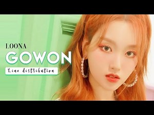 LOONA - GoWon // All Songs Line Distribution (Since Hi High)