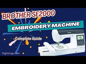 Brother SE2000 Embroidery Machine Review & Guide 🧵#embroiderymachine