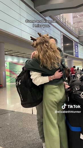 Emotional First Hug in Long Distance Relationship