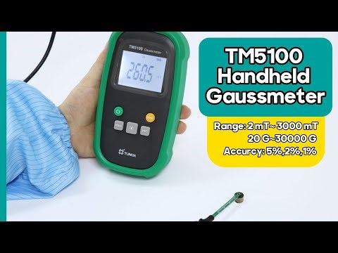 Unboxing a Gauss meter and learn how to use it-unboxing TUNKIA TM5100