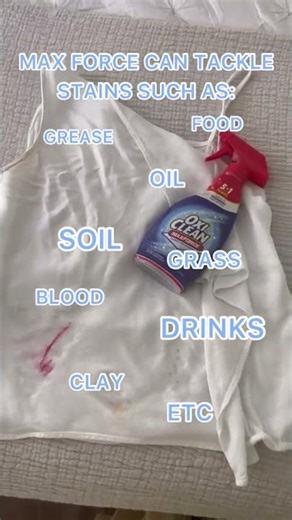Your secret weapon against tough stains! #laundry #cleaninghacks #cleaningmotivation