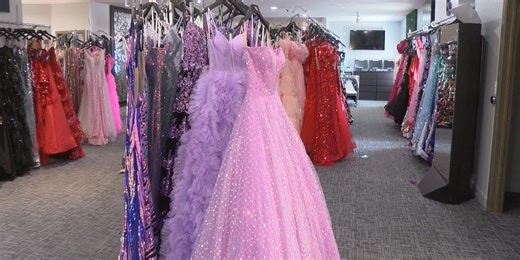 Local formal wear store shows off this year’s prom dress trends