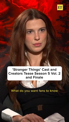 The ‘Stranger Things’ cast is teasing a 𝐦𝐨𝐧𝐬𝐭𝐞𝐫 of a series finale. 😭 | Entertainment Tonight