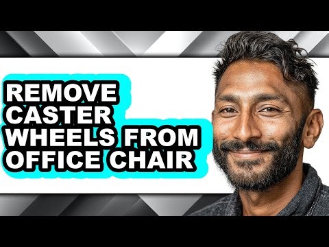How to Remove Caster Wheels from Office Chair - Step by Step